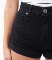 Real Denim High-Rise Mom Shorts