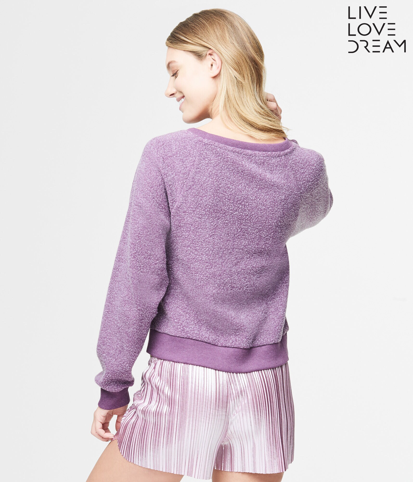 Final Sale- LLD Brushed Crew Sleep Sweatshirt