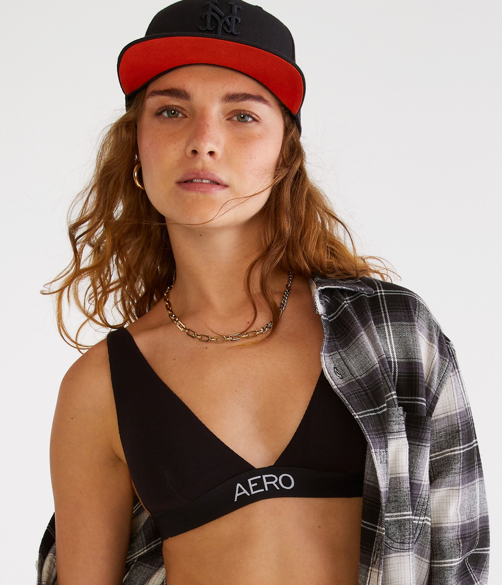 Triangle Logo Plunge Bralette
