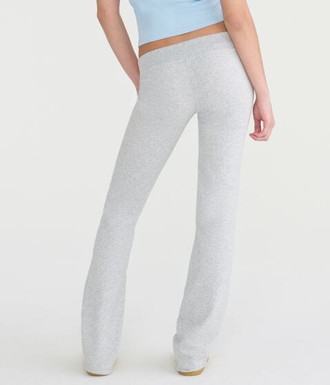 Solid Fit & Flare Sweatpants