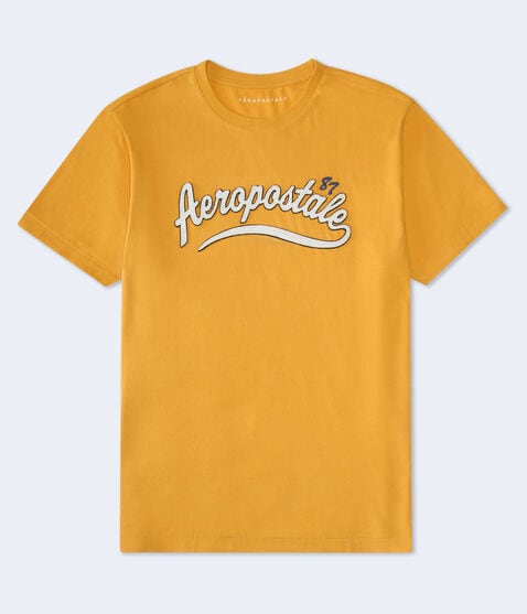 Aeropostale 87 Script Appliqué Graphic Tee Aeropostale 87 Script Appliqué Graphic Tee