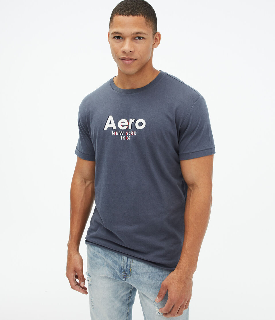 Aero New York 1987 Logo Graphic Tee