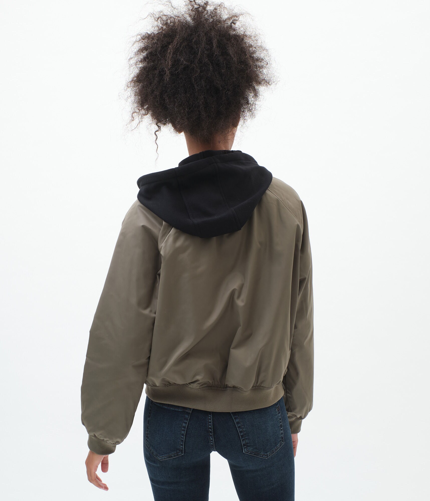 Hooded Bomber Jacket