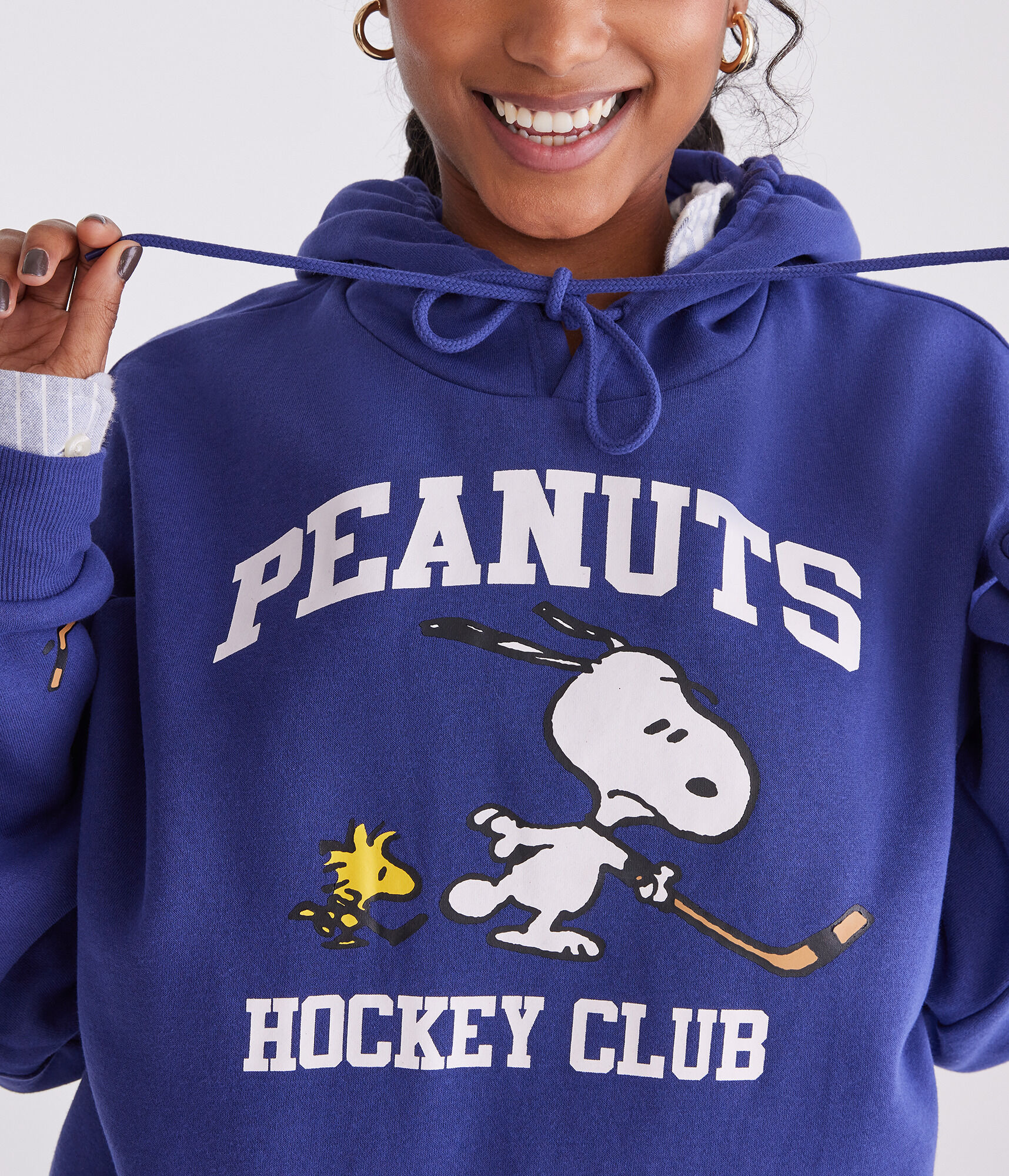 Peanuts&reg; | A&eacute;ropostale Snoopy Hockey Club Pullover Hoodie