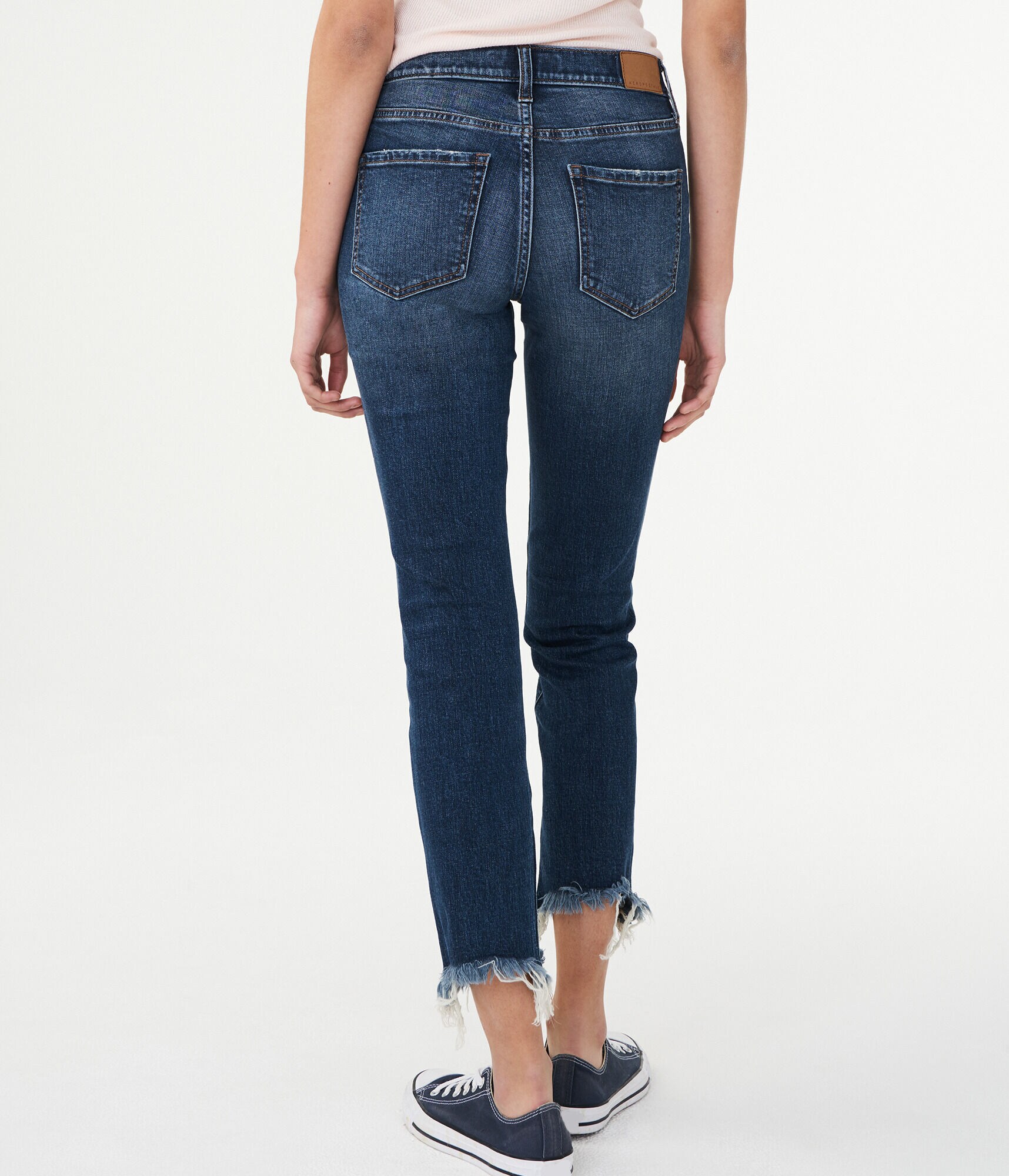 High-Waisted Ankle Skinny Jean