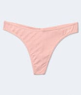 Ribbed Modal Thong