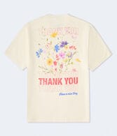 Thank You Floral Graphic Tee