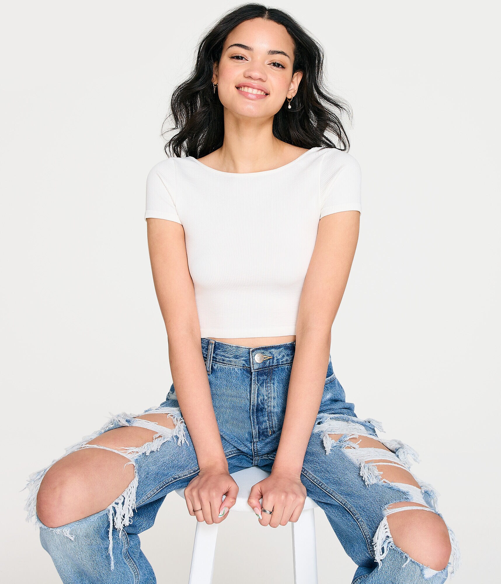 Seriously Soft Seamless Wear 2 Ways Baby Tee