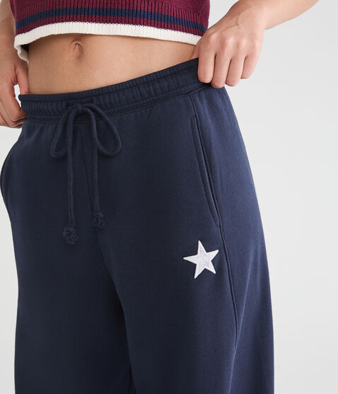 Cloud Soft Star Barrel Leg Sweatpants Cloud Soft Star Barrel Leg Sweatpants