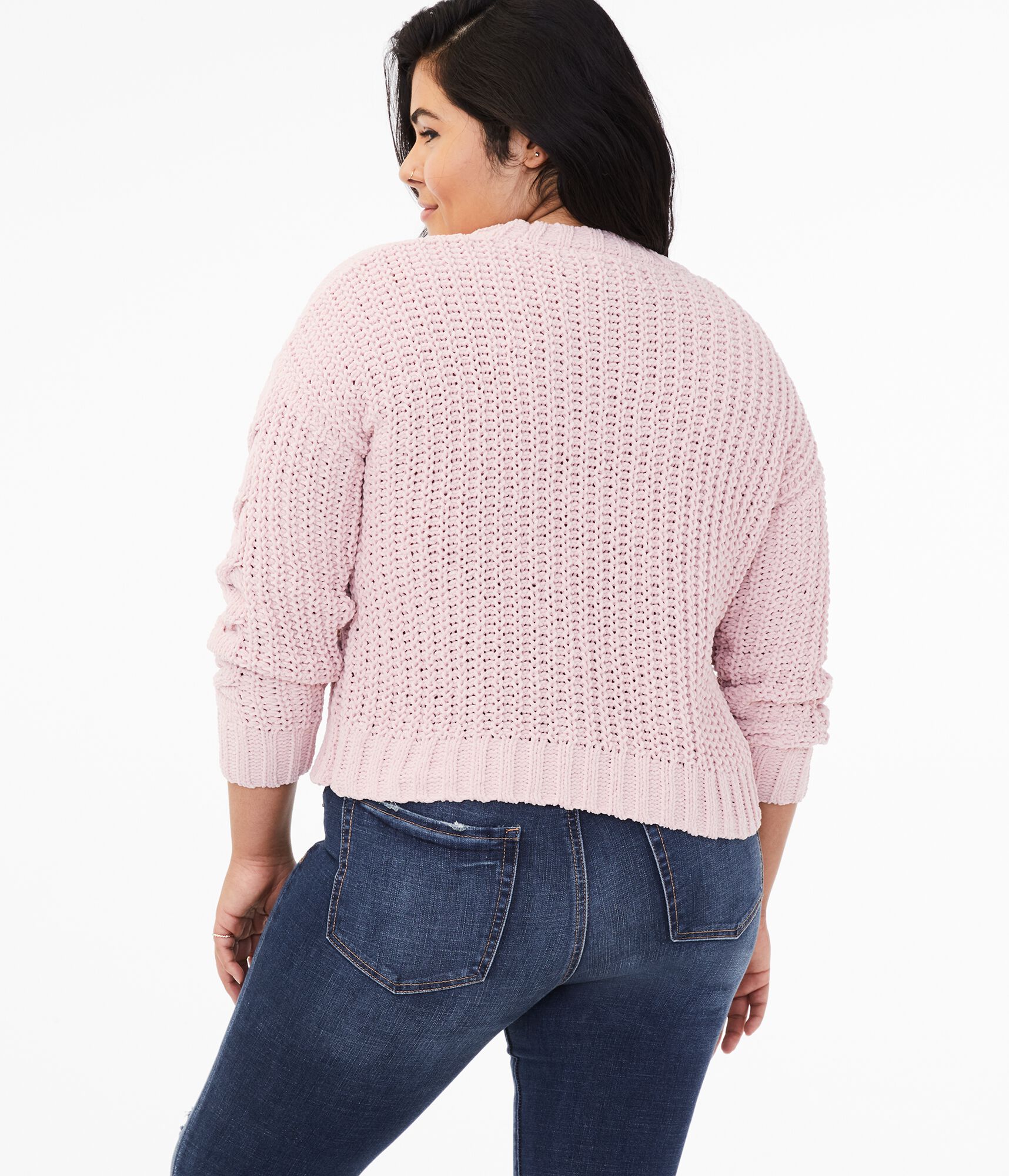 Chenille Cable Sweater