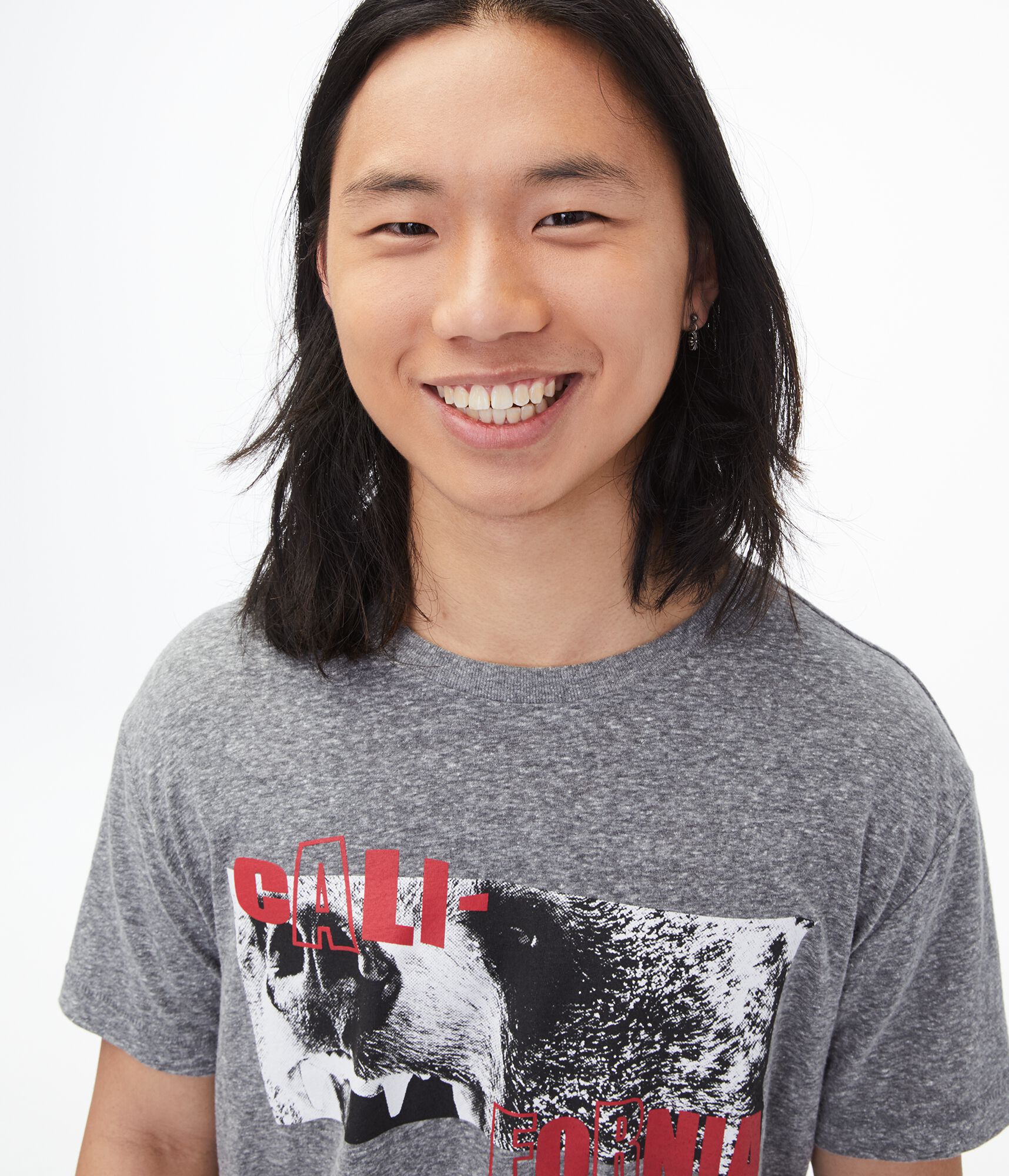 California Angry Bear Graphic Tee