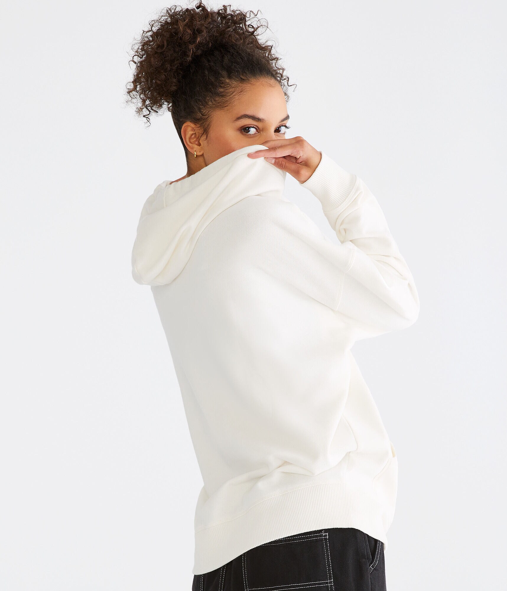 Los Angeles California Oversized Full-Zip Hoodie