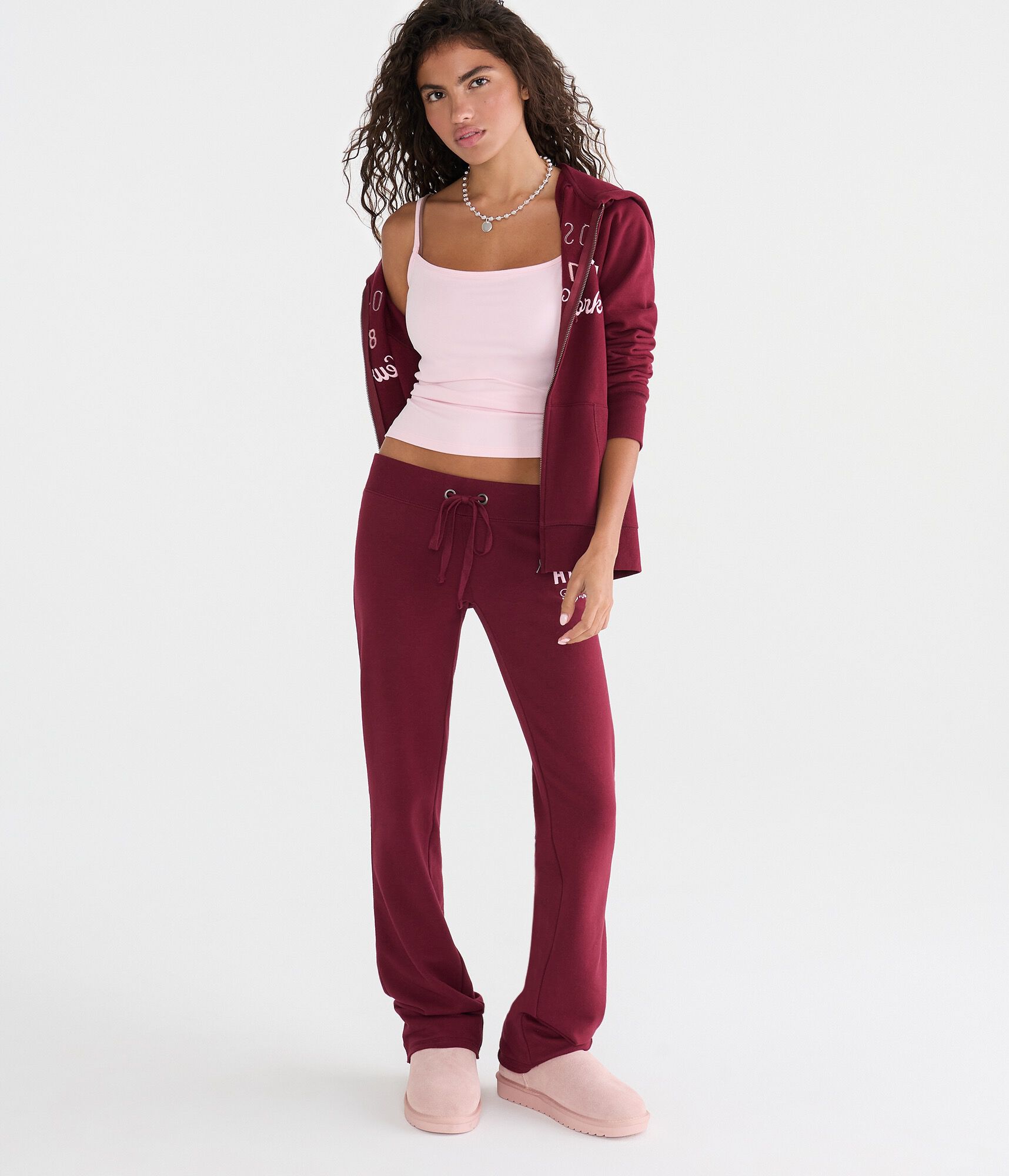 Aero Trademark Fit &amp; Flare Sweatpants