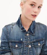 Real Denim Medium Wash Denim Jacket