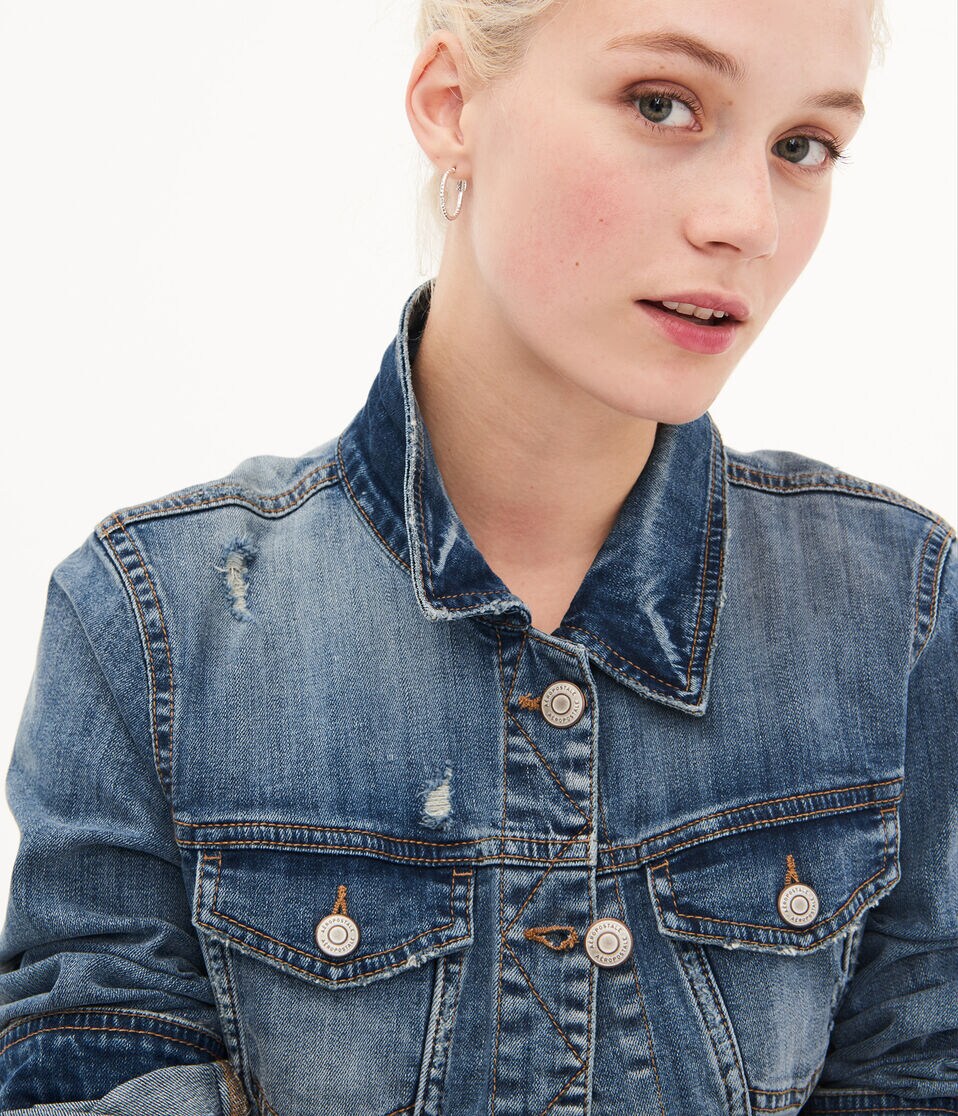 Real Denim Medium Wash Denim Jacket