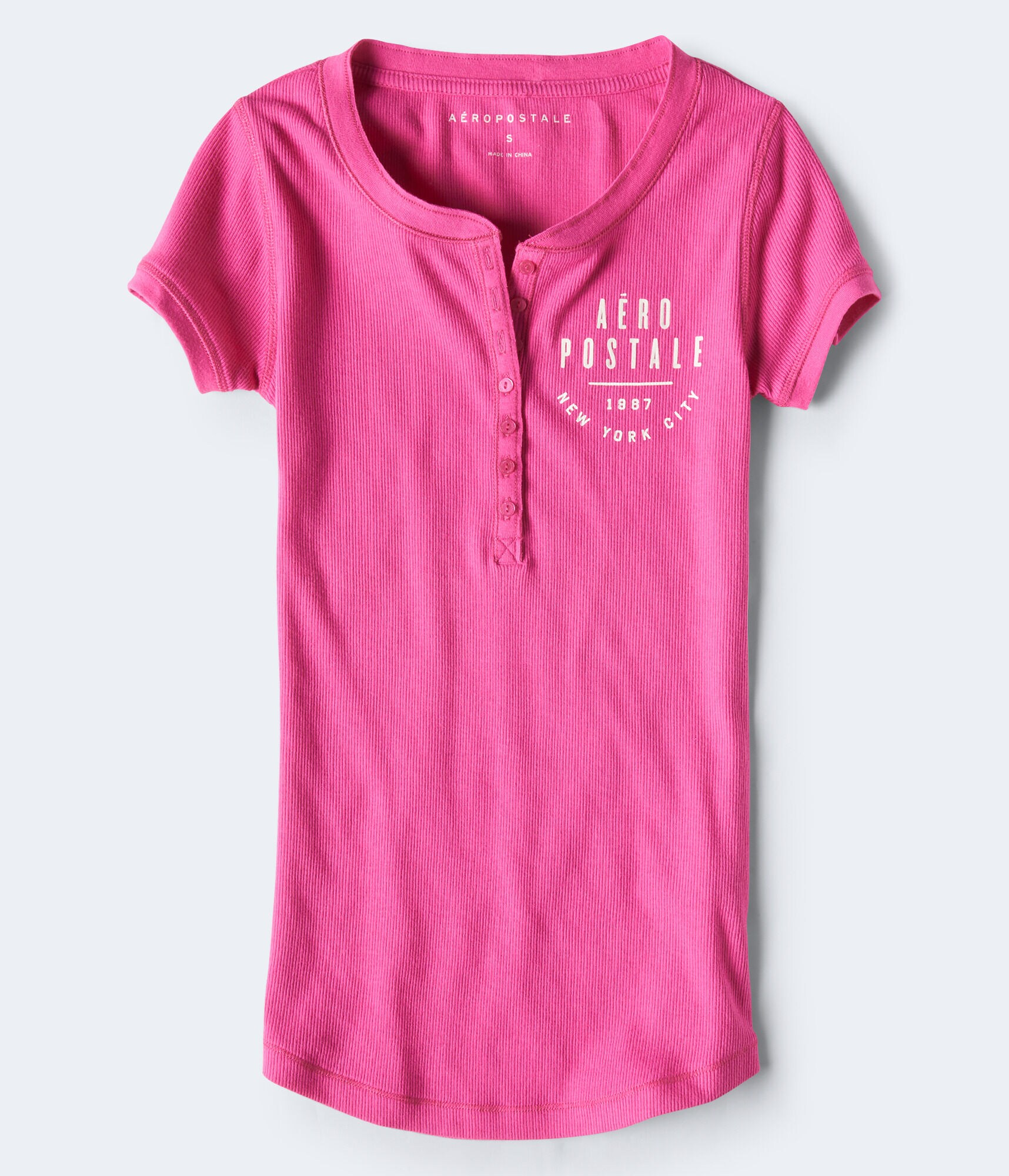 Aeropostale New York City Graphic Henley