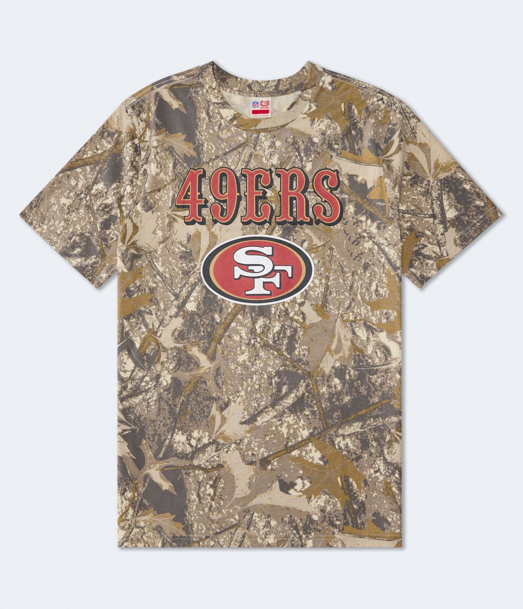 San Francisco 49ers Forest Camo Relaxed Graphic Tee