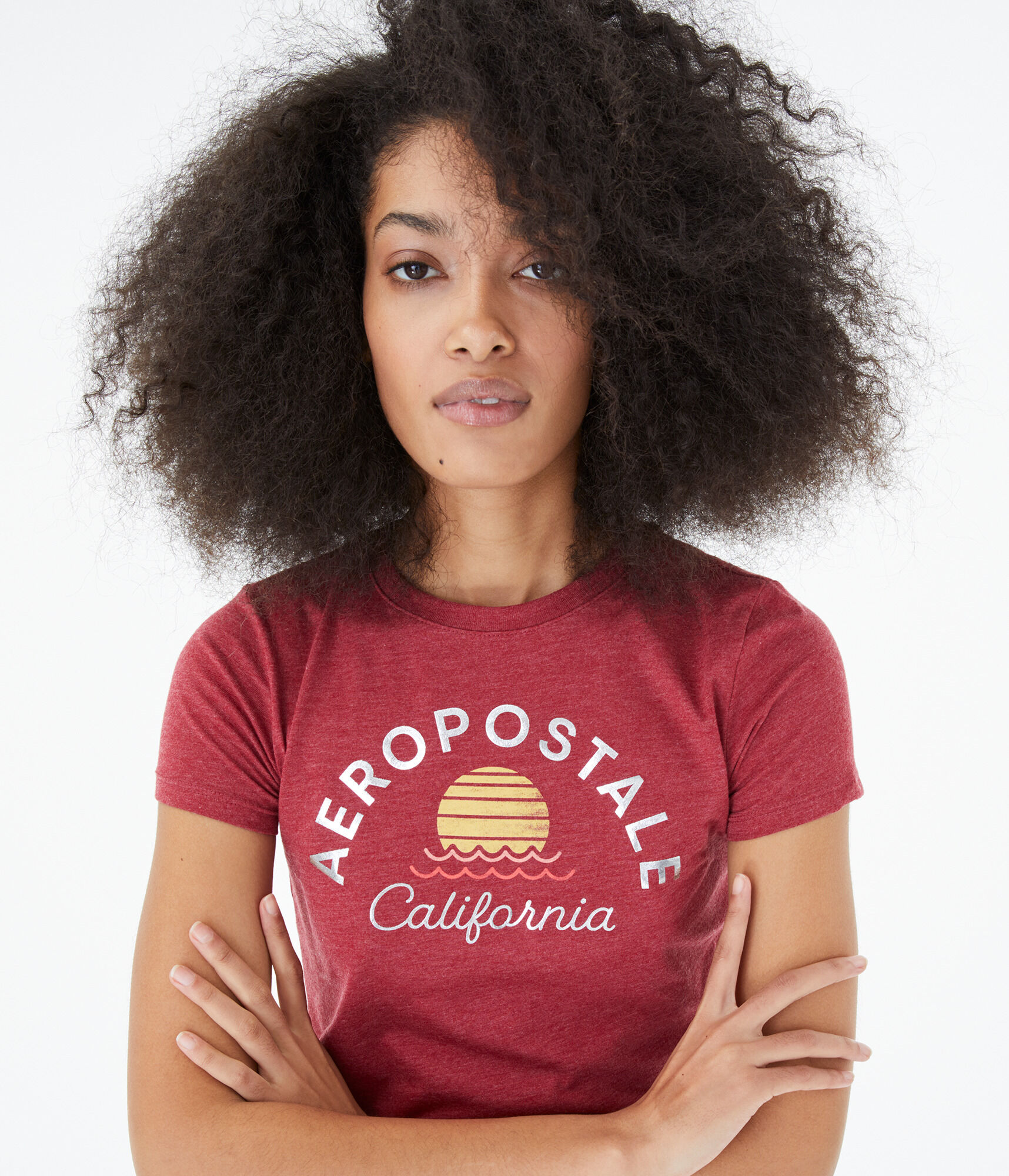 Aeropostale Sun Foil Graphic Tee