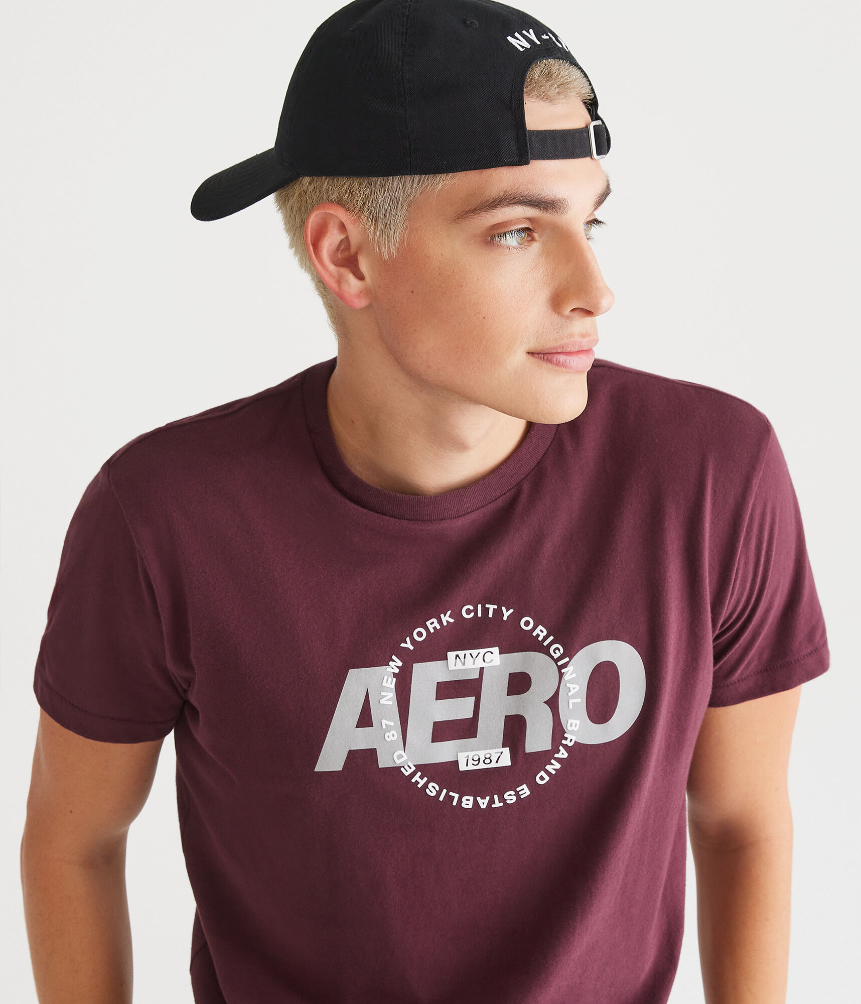 Aero Center Circle Logo Graphic Tee