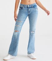 Flare Low-Rise Soft Flex Jean