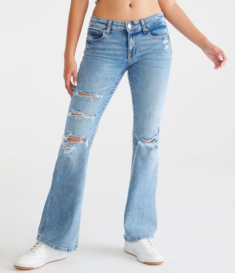 Low-Rise Flare Soft Flex Jean