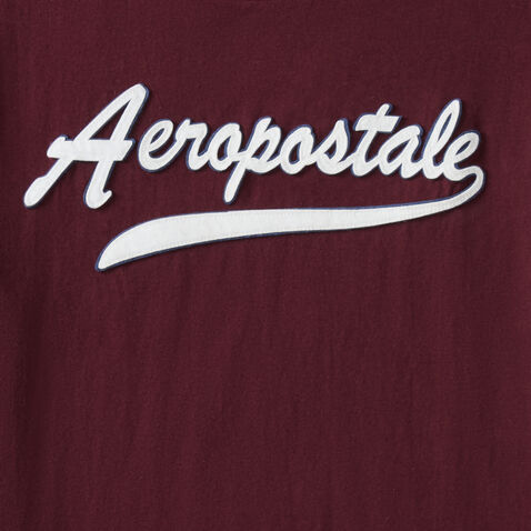 Aeropostale Script Logo Appliqué Graphic Tee