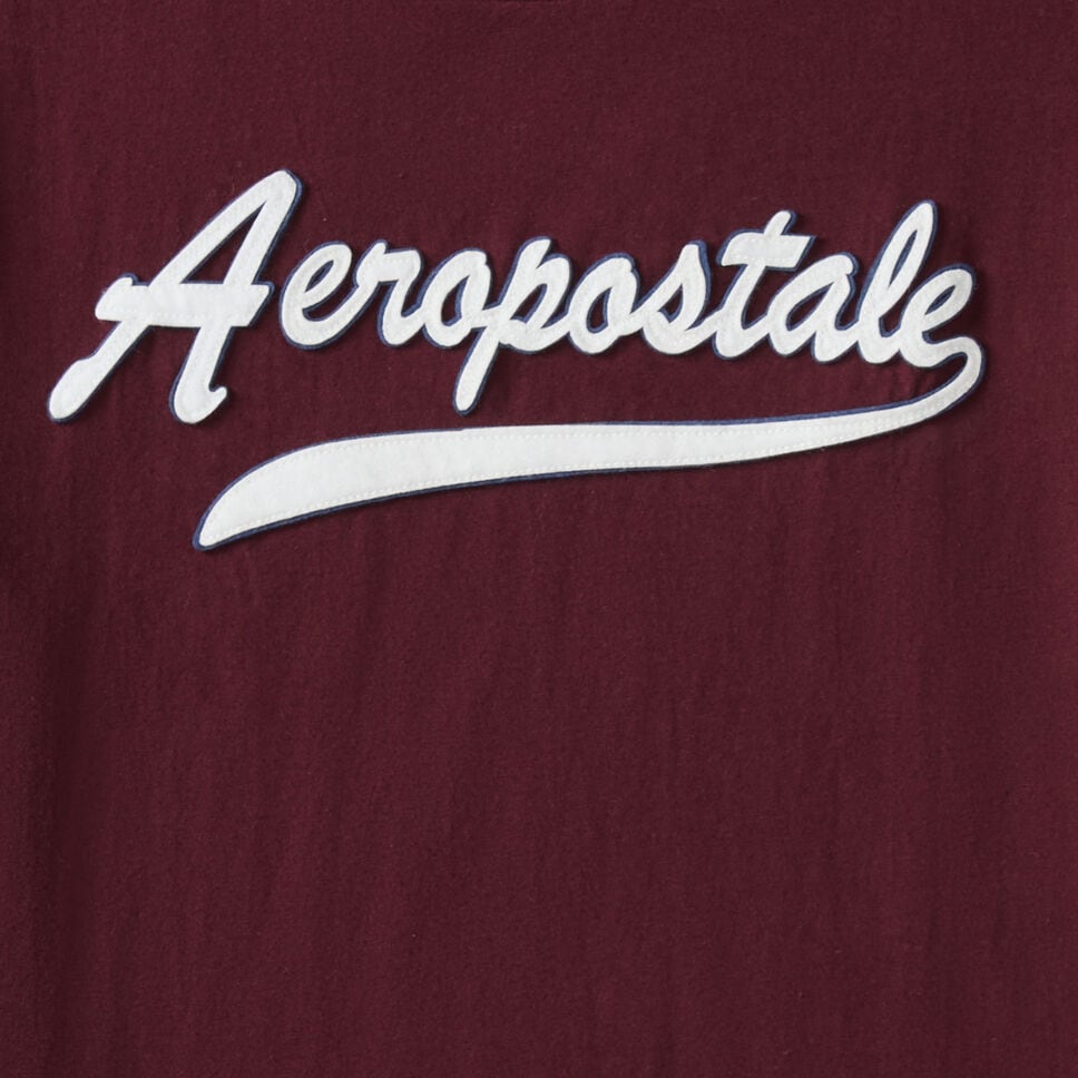 Aeropostale Script Logo Appliqué Graphic Tee