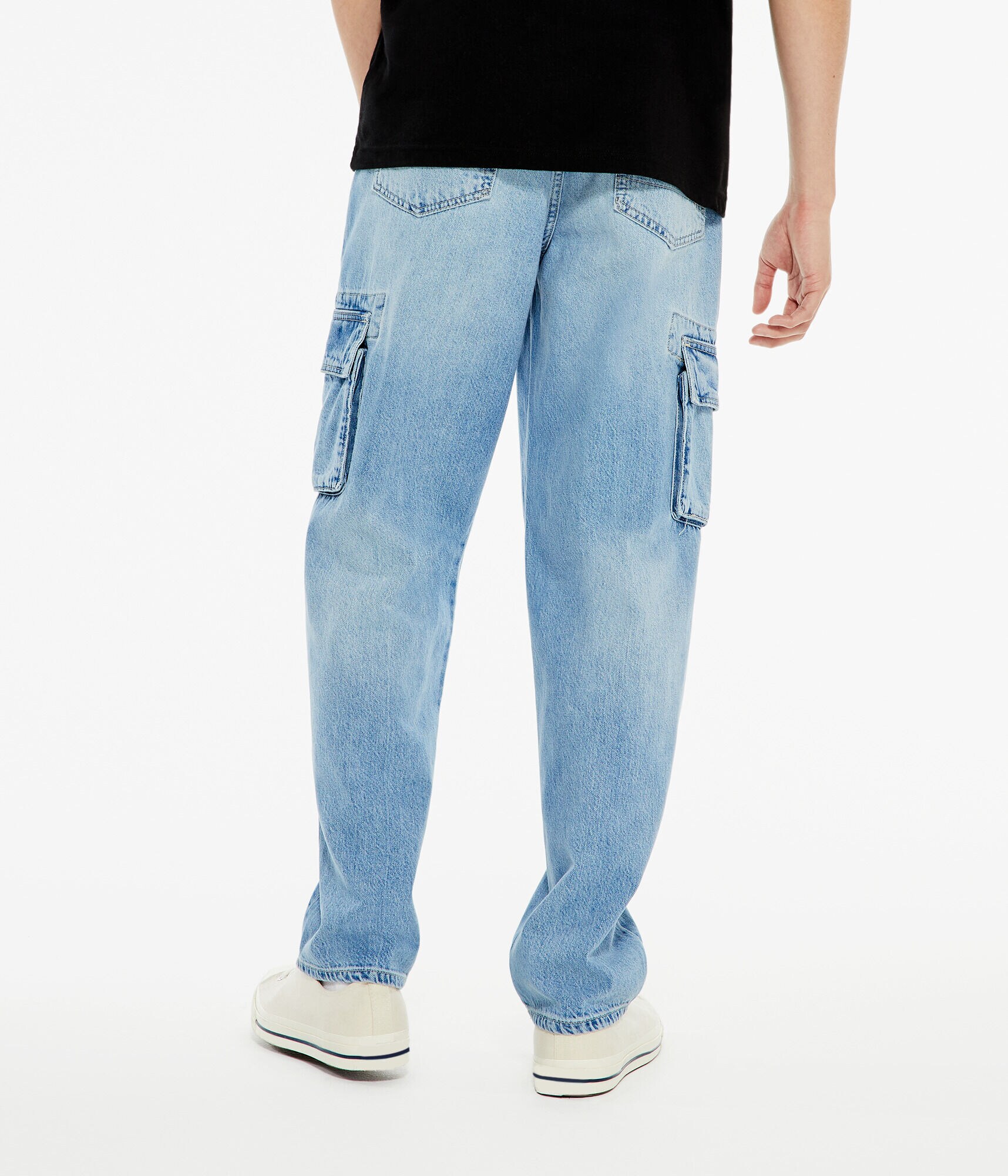 【BAON】[unisex] Letsole 3dimensional cargo half denim pt 0400020576181_LIGHTWASH?wid=