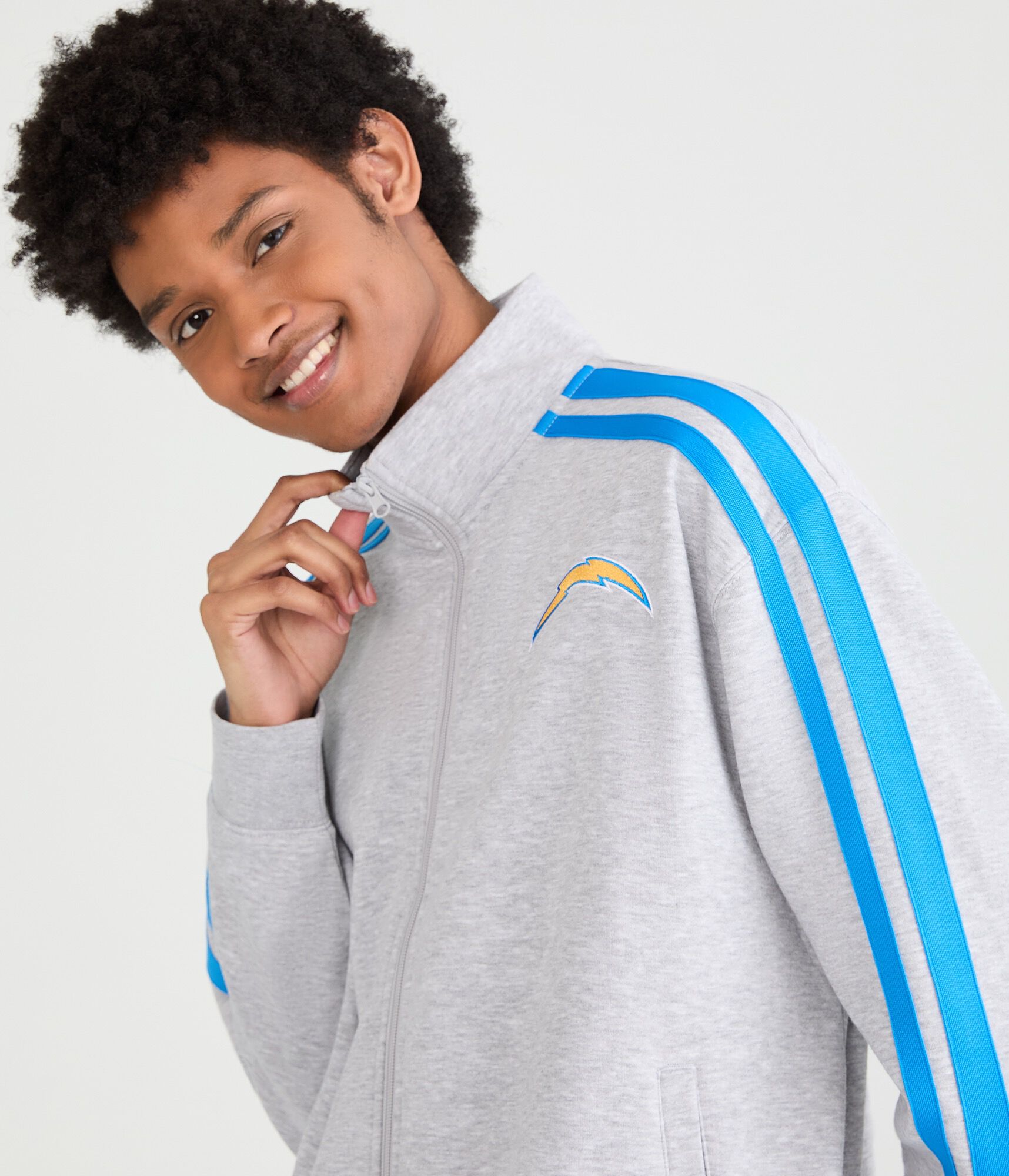 Los Angeles Chargers Fleece Track Jacket