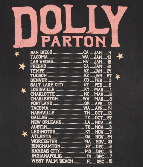 Dolly Parton Tour Relaxed Graphic Tee Dolly Parton Tour Relaxed Graphic Tee
