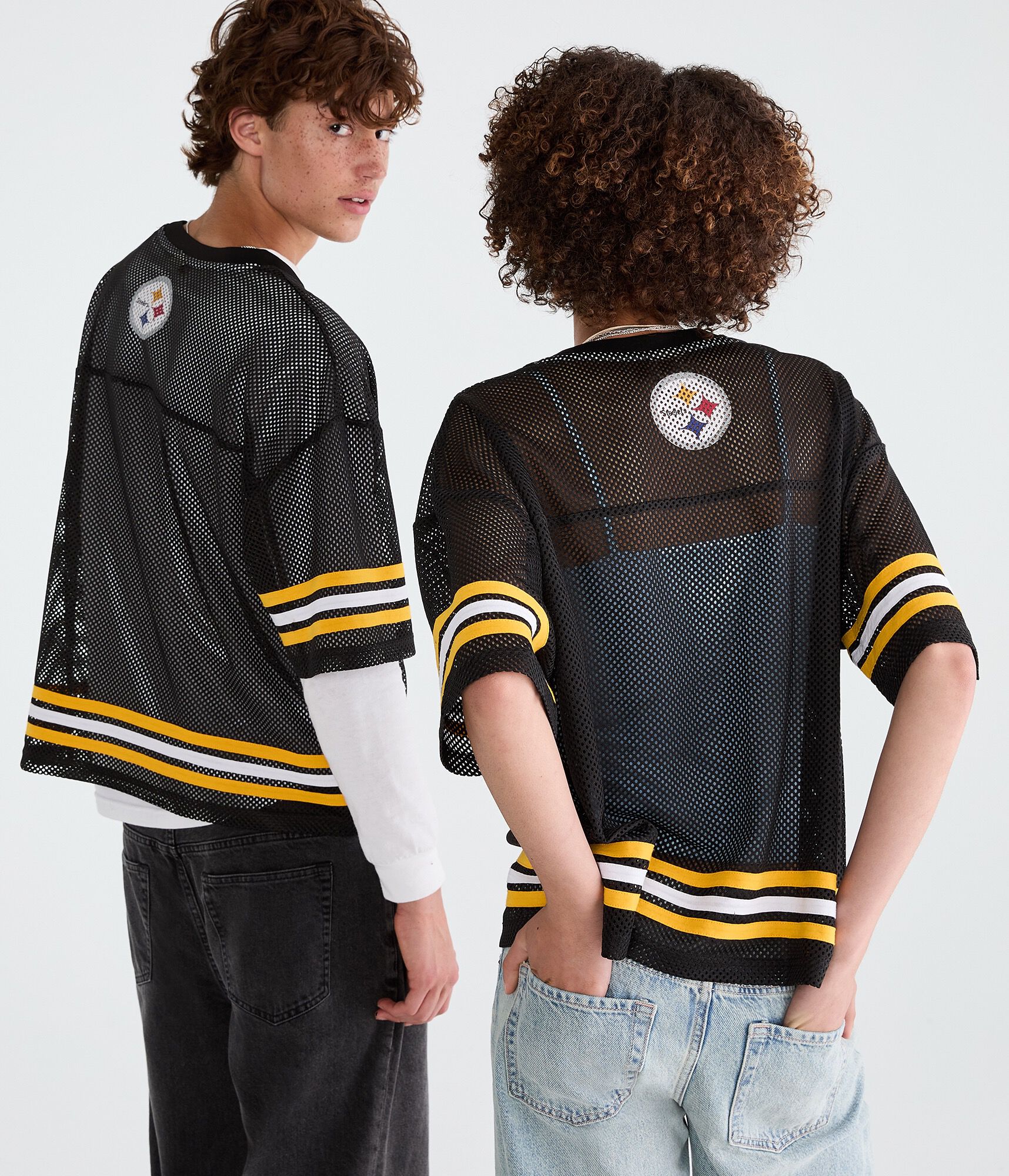Pittsburgh Steelers Boxy Mesh Top