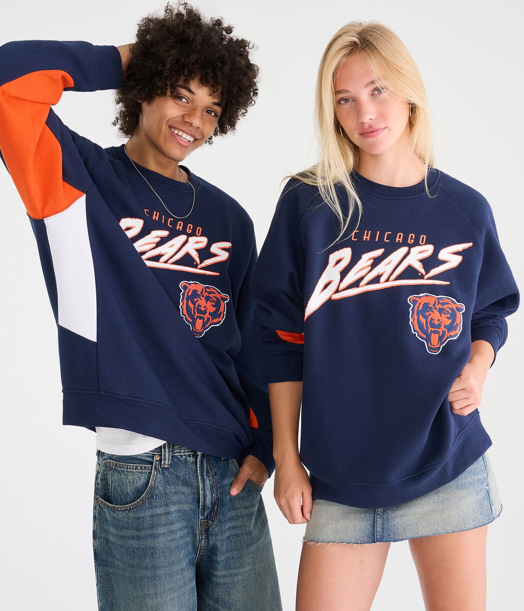 Chicago Bears Colorblock Crew Sweatshirt
