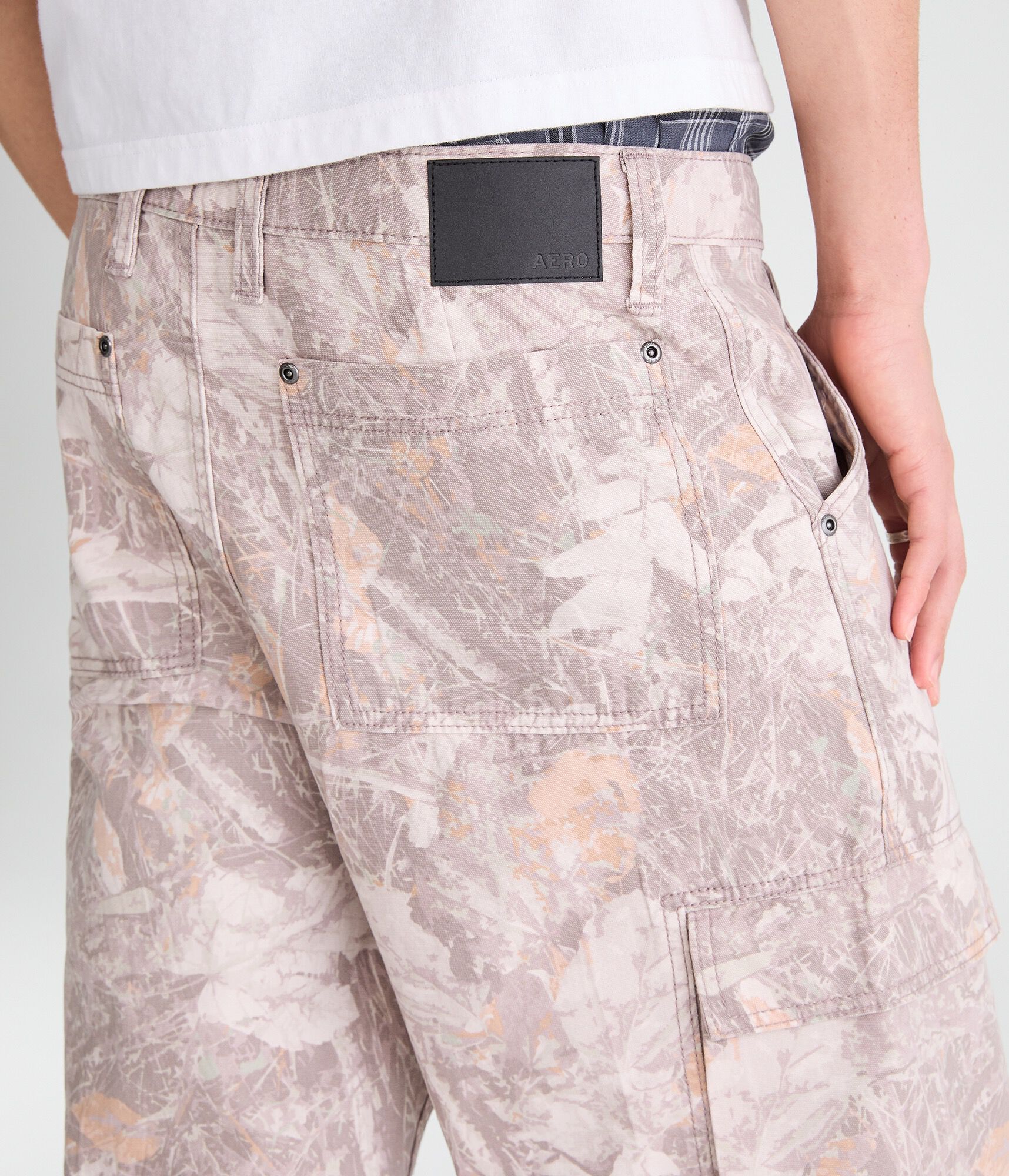 Forest Camo Baggy Cargo Pants