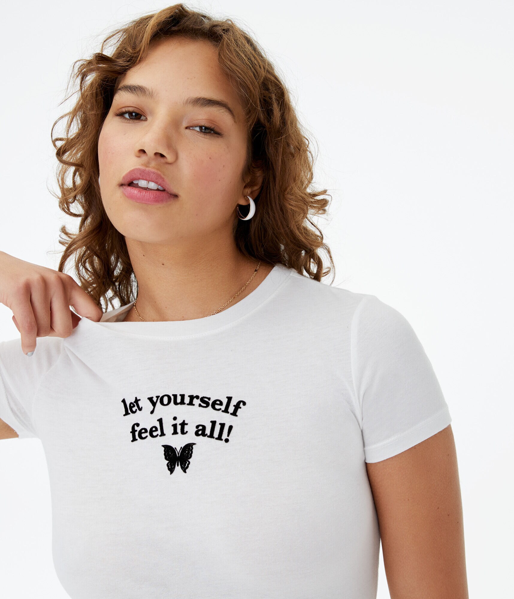 Let Yourself Feel Butterfly Graphic Tee
