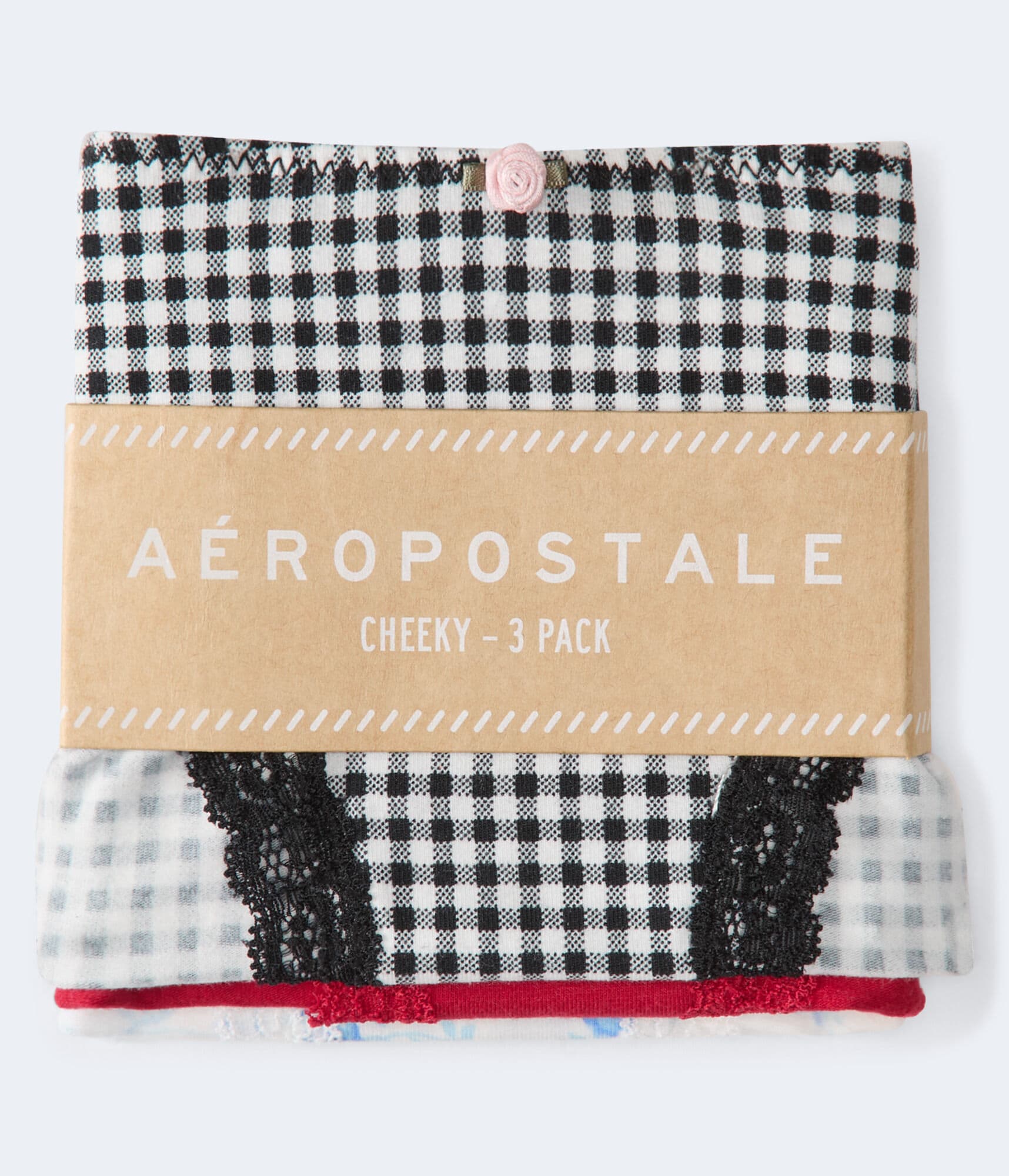 Fashion Lace High-Cut Cheeky 3-Pack