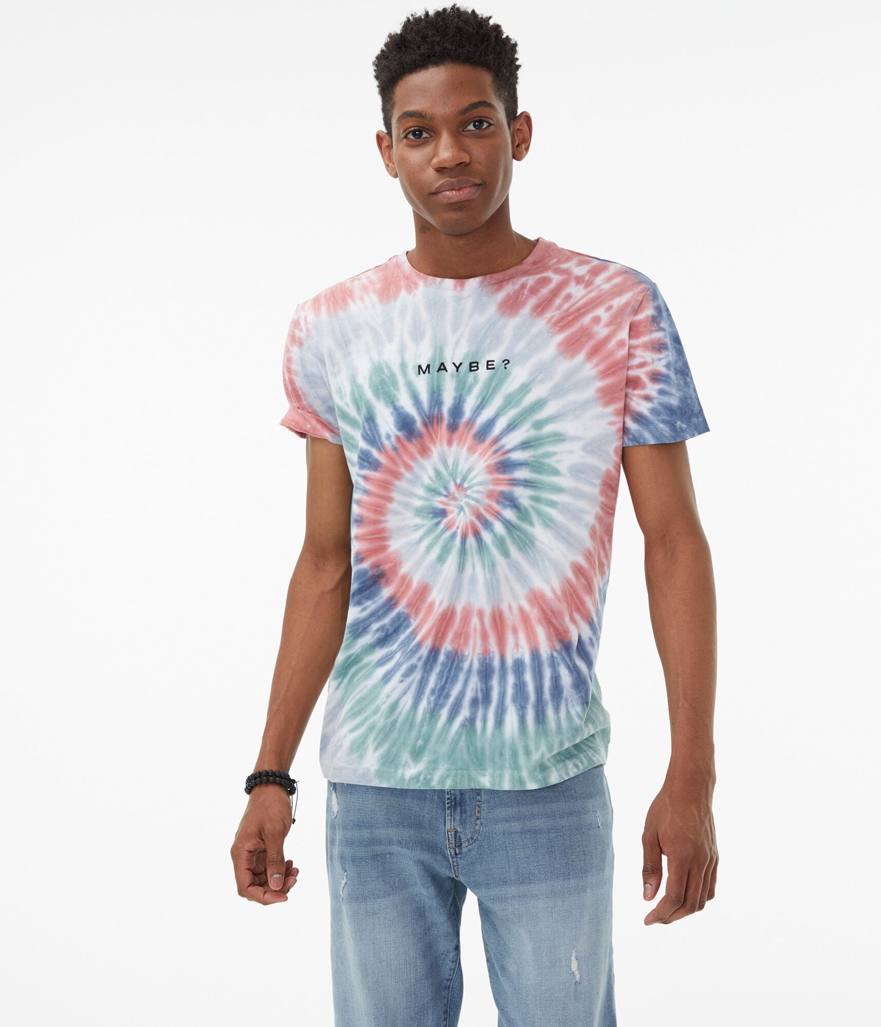 Maybe? Tie-Dye Graphic Tee
