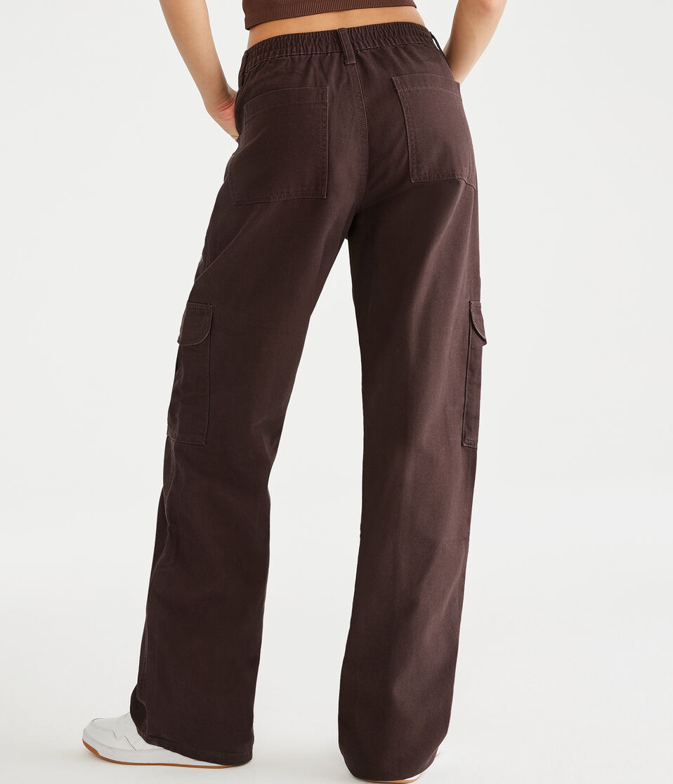 Mid-Rise Utility Cargo Pants