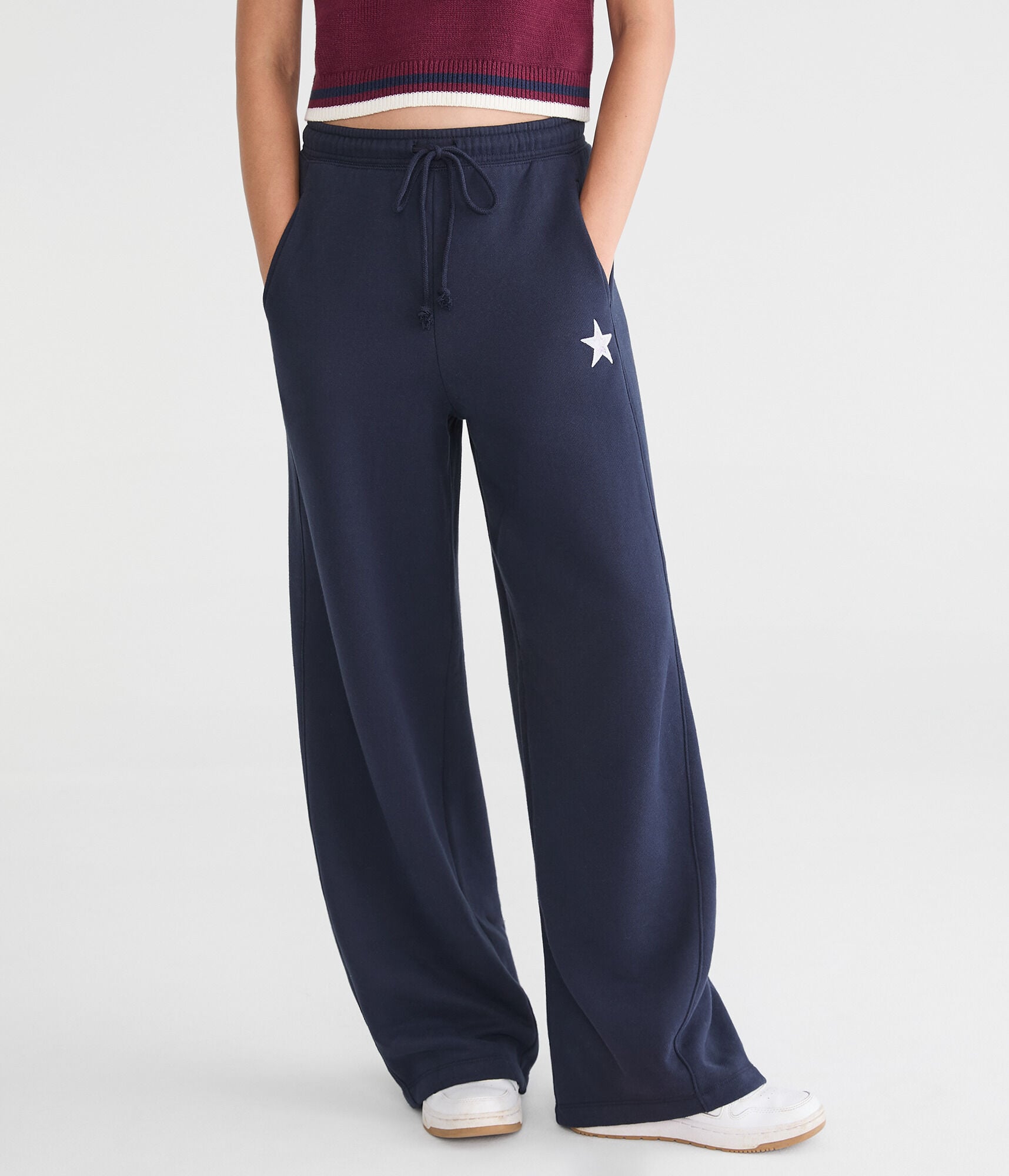Cloud Soft Star Barrel Leg Sweatpants