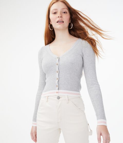 Ribbed Bodycon Cardigan Ribbed Bodycon Cardigan