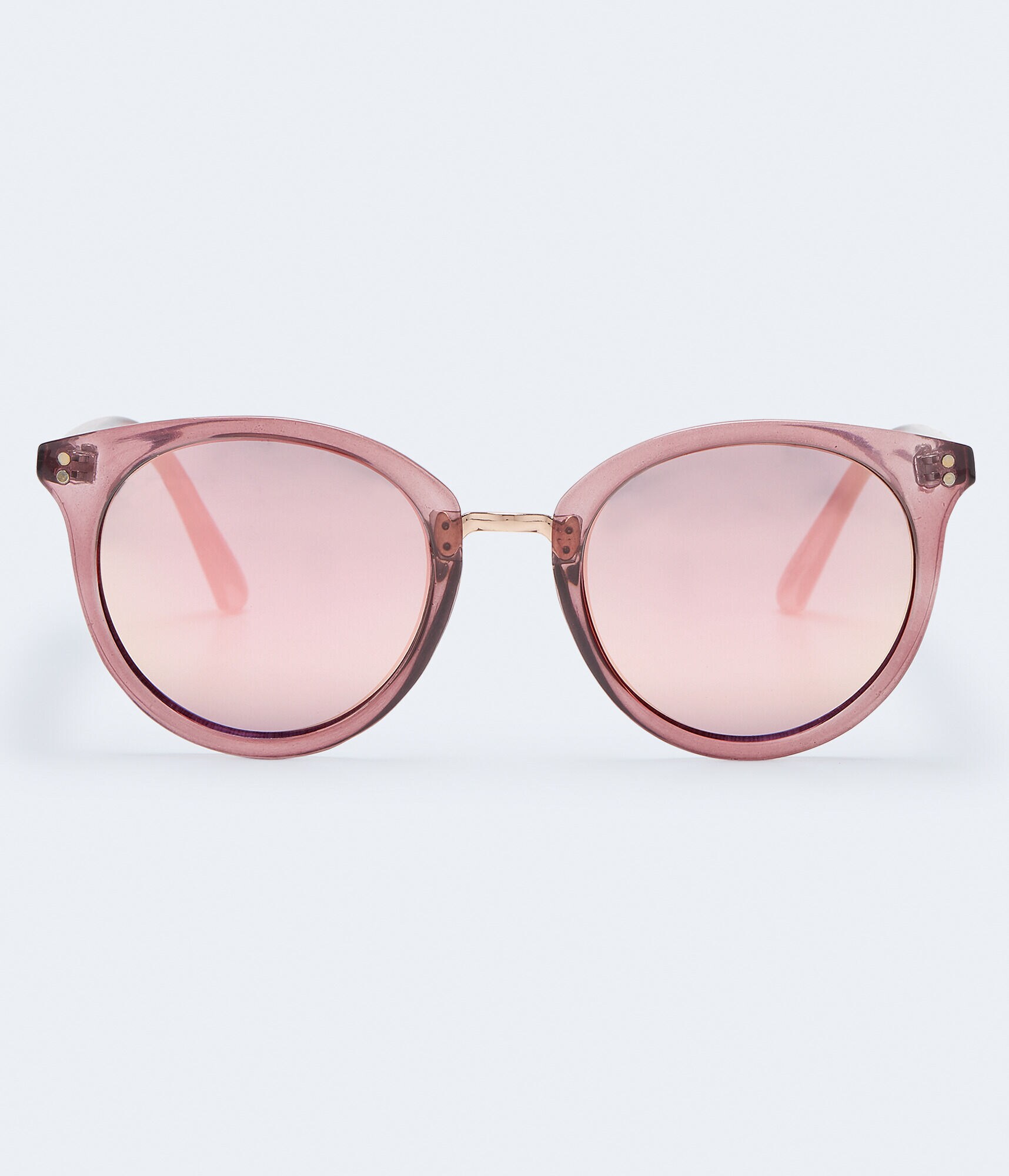 Round Mirrored Sunglasses