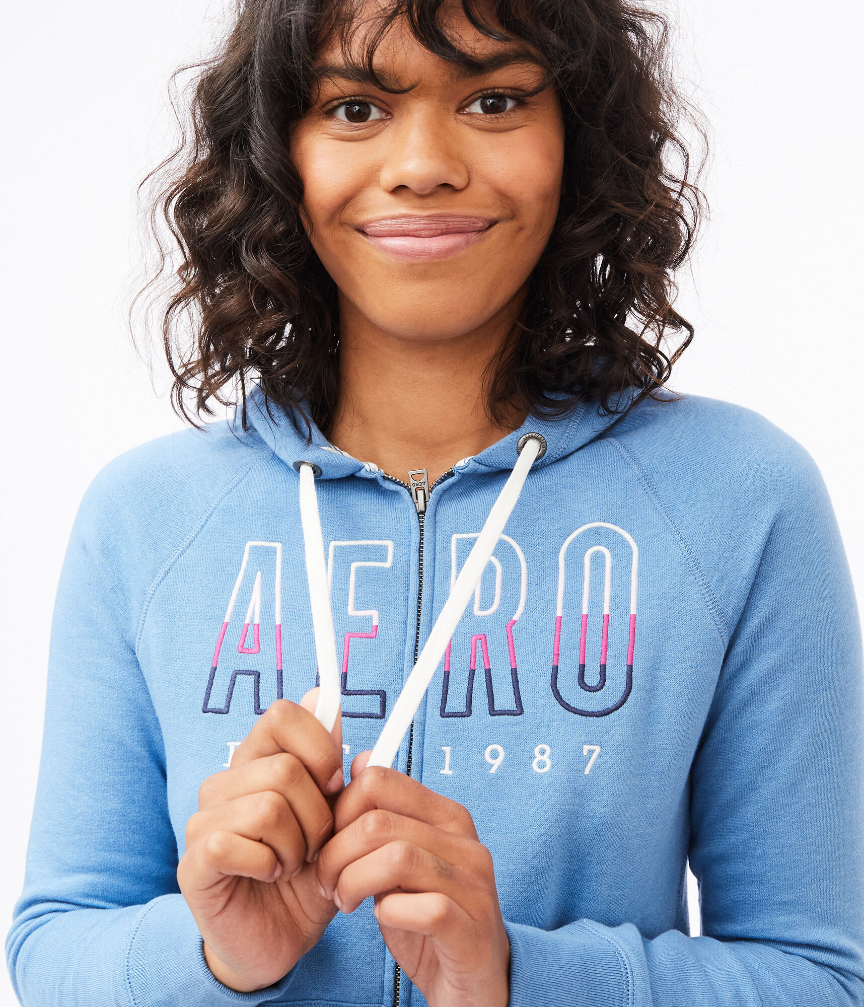 Multicolor Aero Full-Zip Hoodie