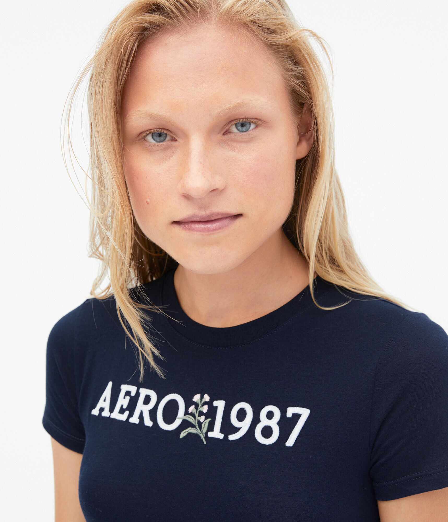 Aero 1987 Floral Graphic Tee