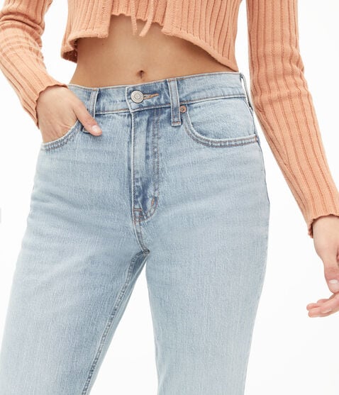 High-Rise Stretch Mom Jean