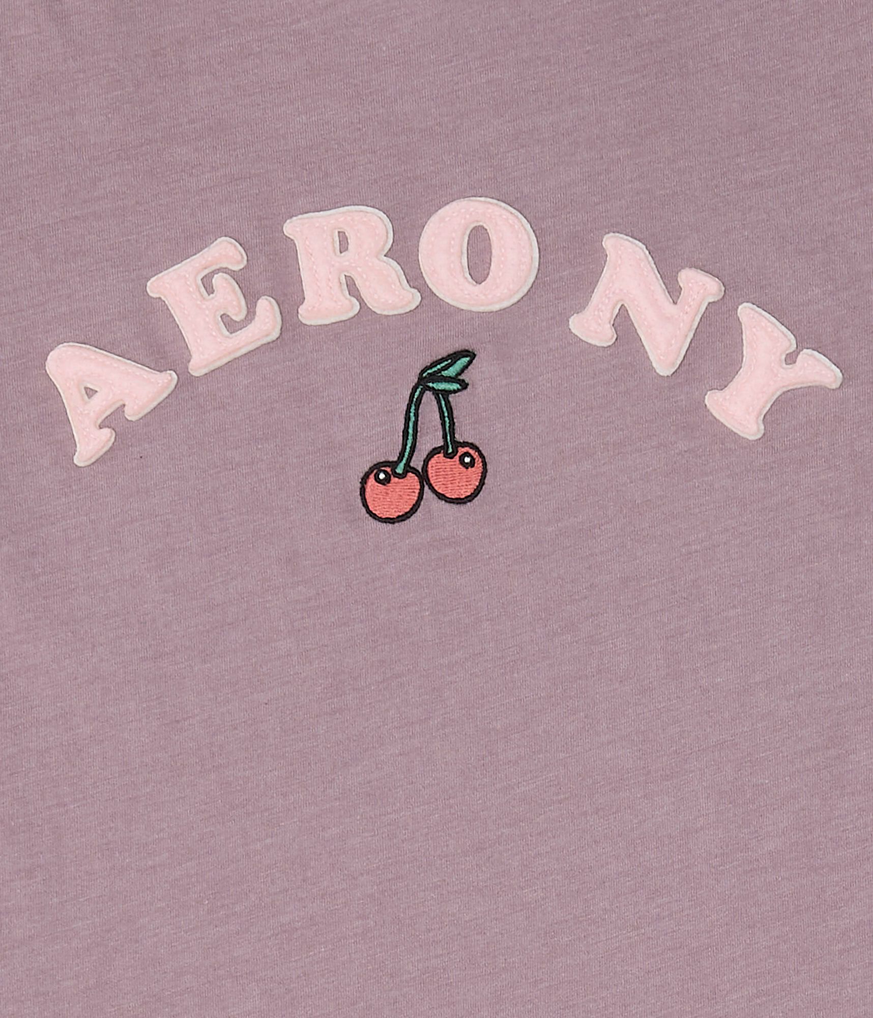 Aero NY Cherries Appliqu&eacute; Graphic Tee