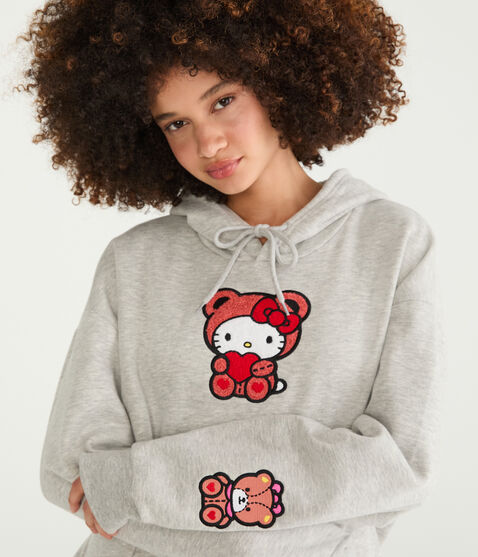 Hello Kitty | Aero Heart Bear Pullover Hoodie Hello Kitty | Aero Heart Bear Pullover Hoodie