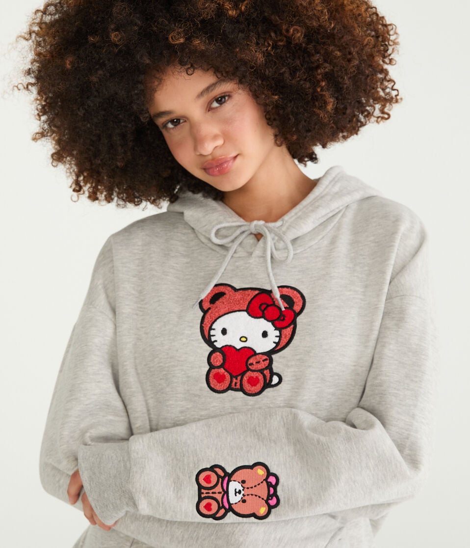 Hello Kitty | Aero Heart Bear Pullover Hoodie