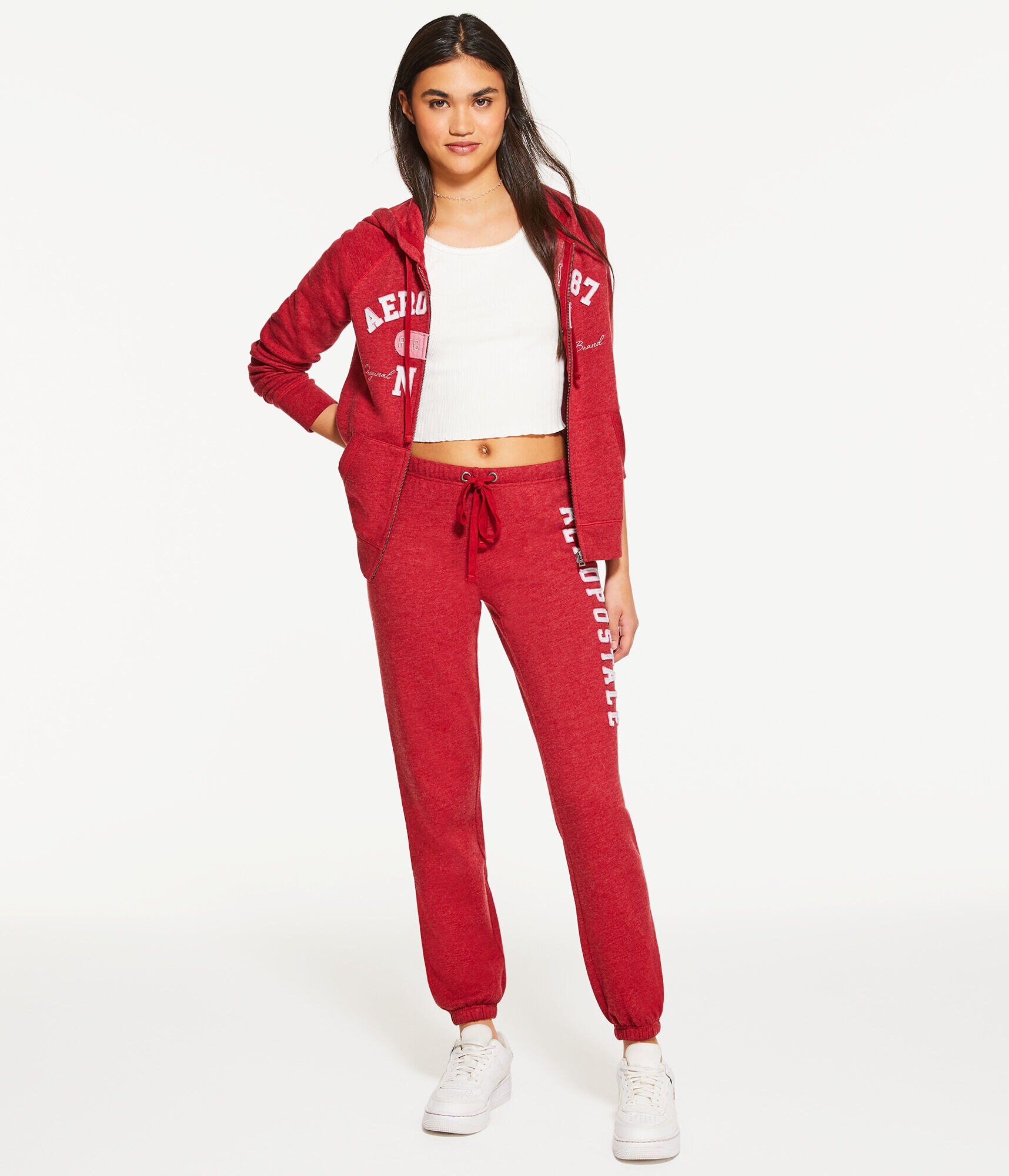 Aeropostale Block Letter Cinched Sweatpants