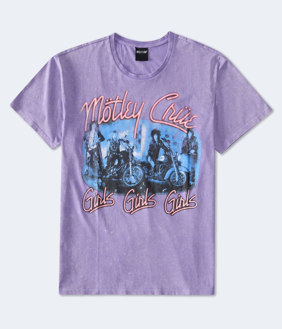 Mötley Crüe Girls Girls Girls Tour Relaxed Graphic Tee