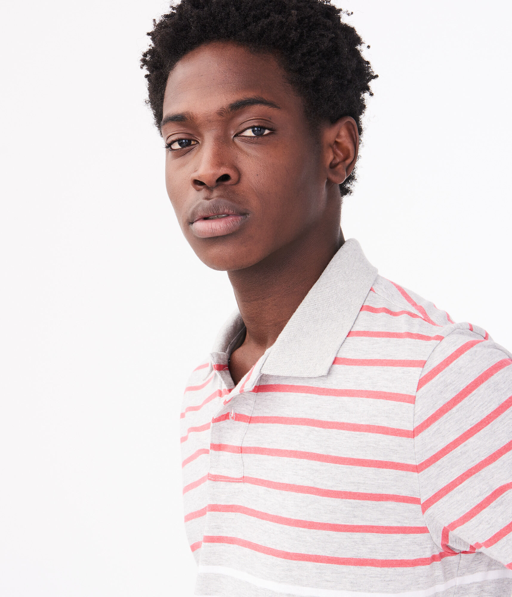 Americana Stripe Jersey Polo