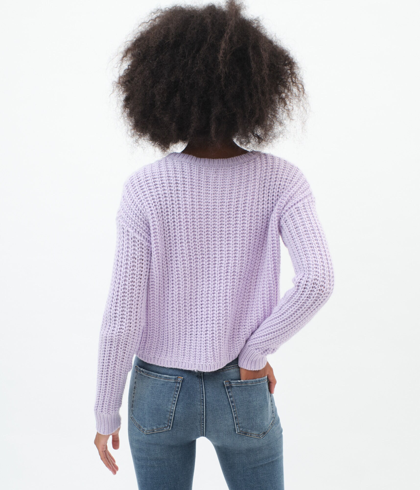 Pointelle Knit Sweater